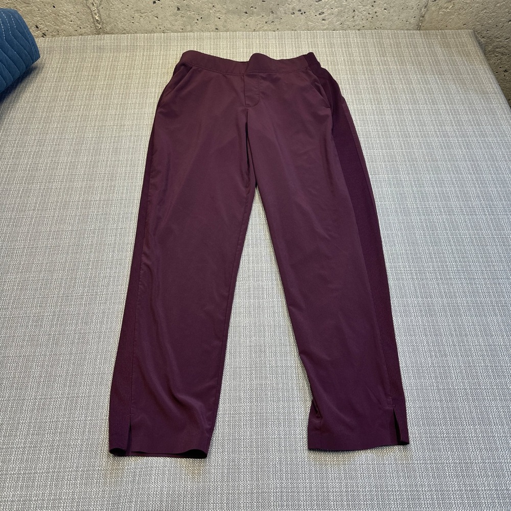 Athleta Bliss Joggers Pants Womens size 2 Plum‎ Purple Athleisure Lounge Comfort